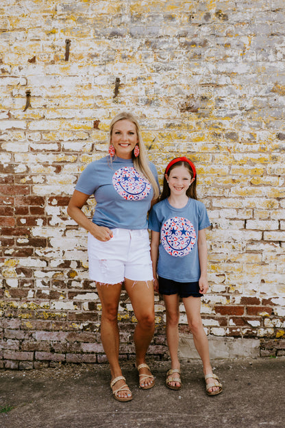 Leopard Smiley Face {USA} ~ Adults &amp; Littles