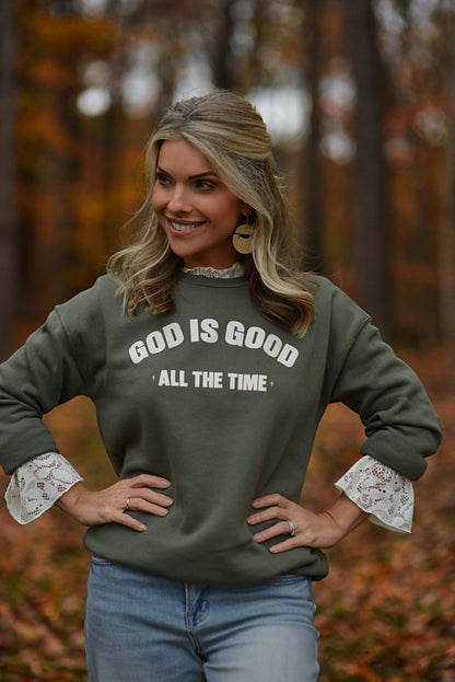God is Good All the Time {Fleece}