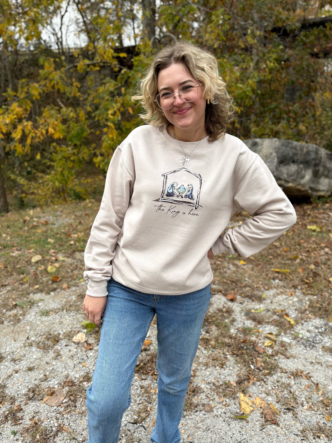 The King is Here {Crewneck Fleece}