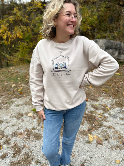 The King is Here {Crewneck Fleece}