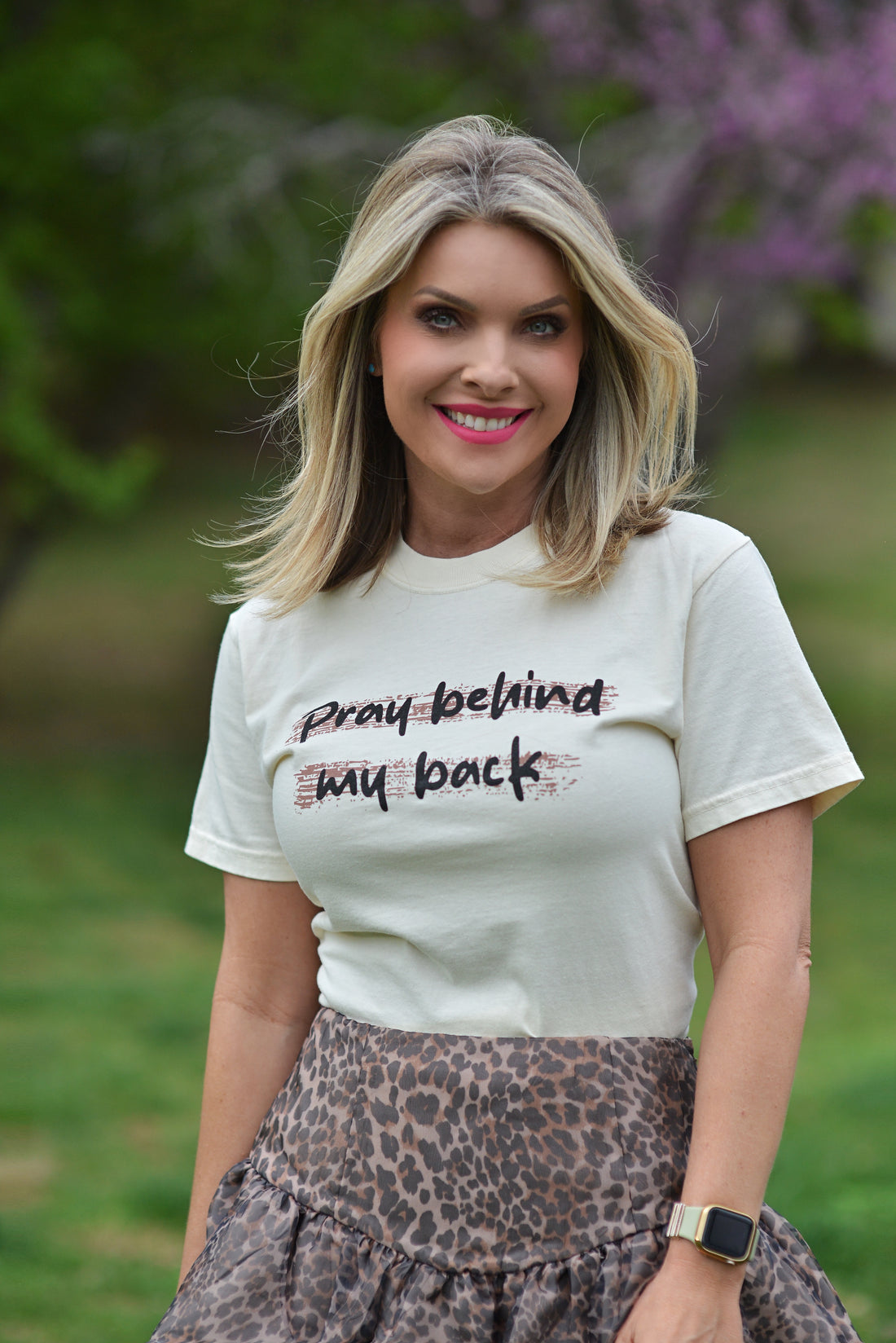 Pray Behind My Back {Comfort Colors}