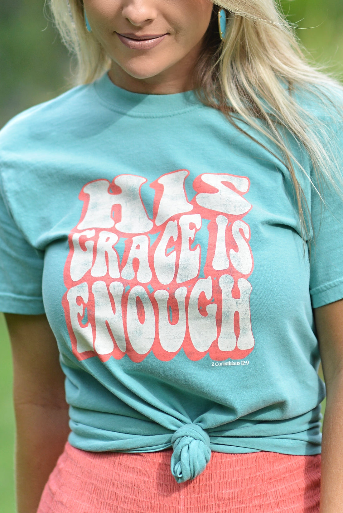 His Grace is Enough - 2 Corinthians 12:9 {Comfort Colors}