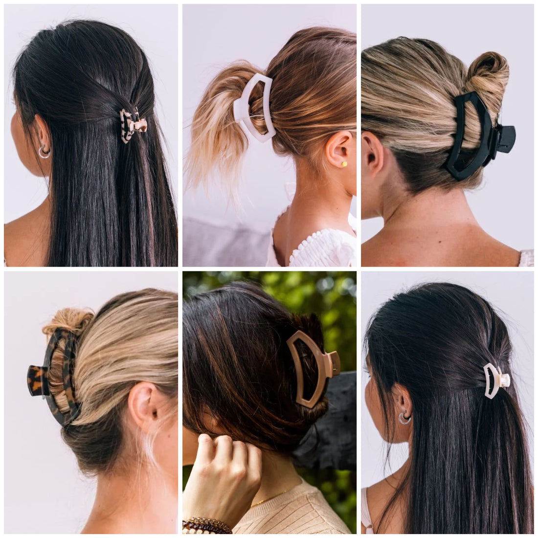 Teleties Open Clips {Neutrals Collection}