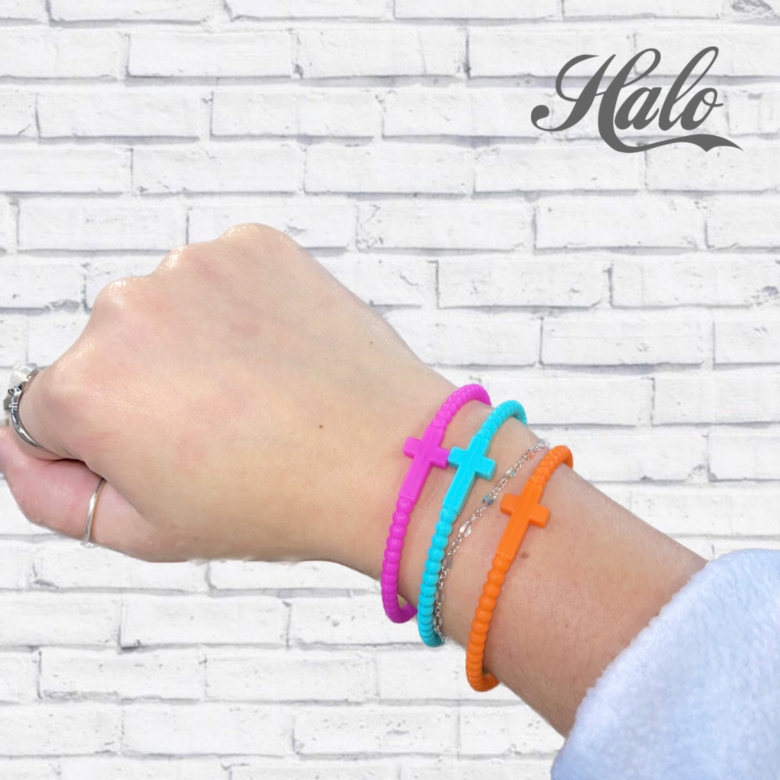 Cross Silicone Bracelets {Ryan &amp; Rose Jesus Bracelets}