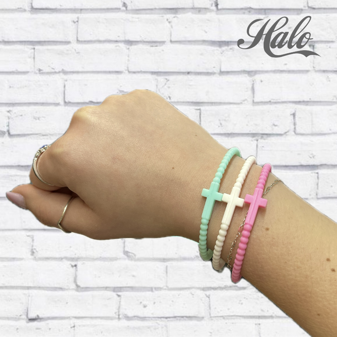 Cross Silicone Bracelets {Ryan &amp; Rose Jesus Bracelets}