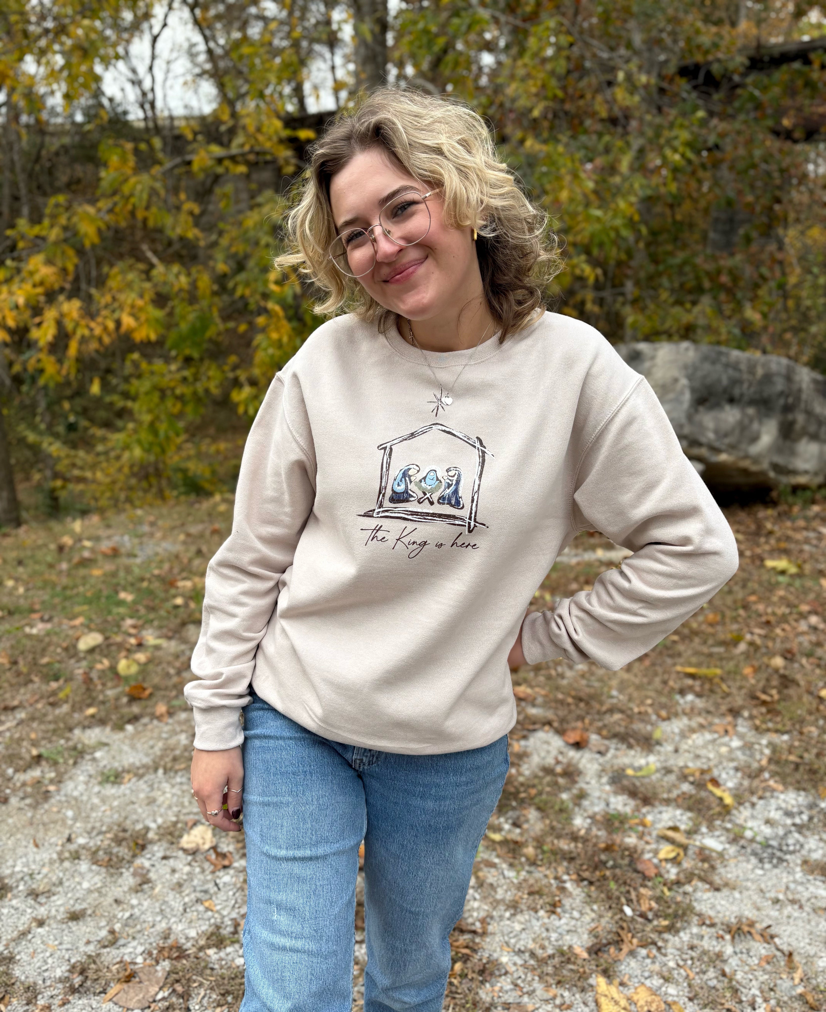 The King is Here {Crewneck Fleece}