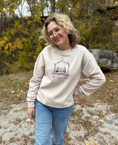 The King is Here {Crewneck Fleece}