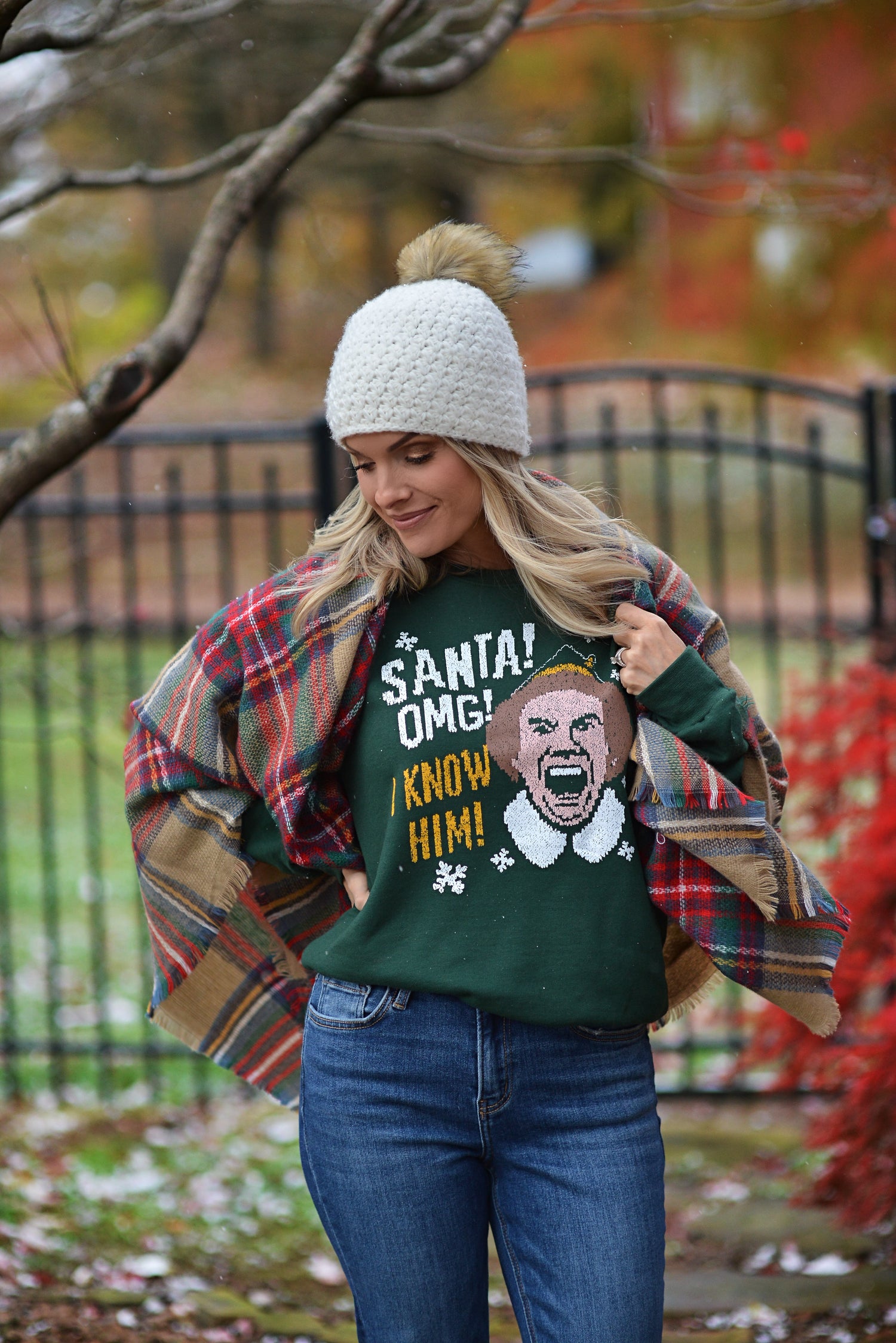 Santa! I Know Him! {crewneck fleece}
