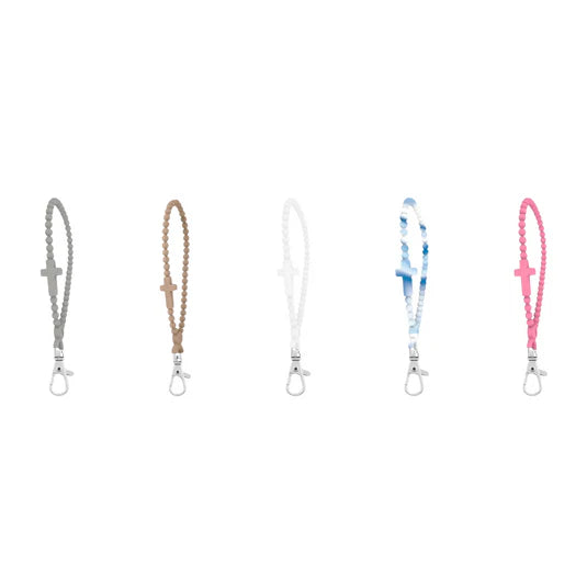 Silicone Cross Keychain {Ryan & Rose}