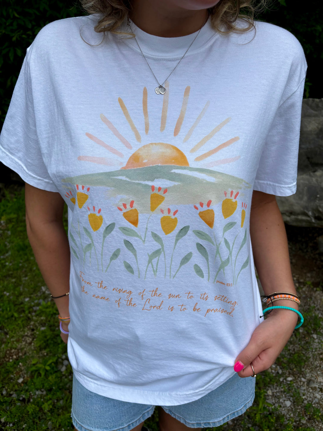 Praise His Name {Psalm 113:3} ~ Comfort Colors