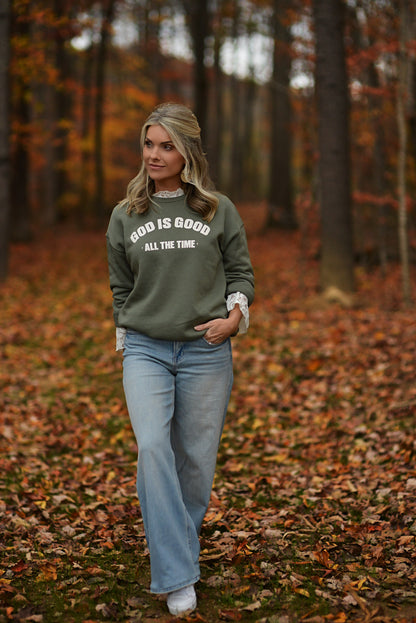 God is Good All the Time {Fleece}