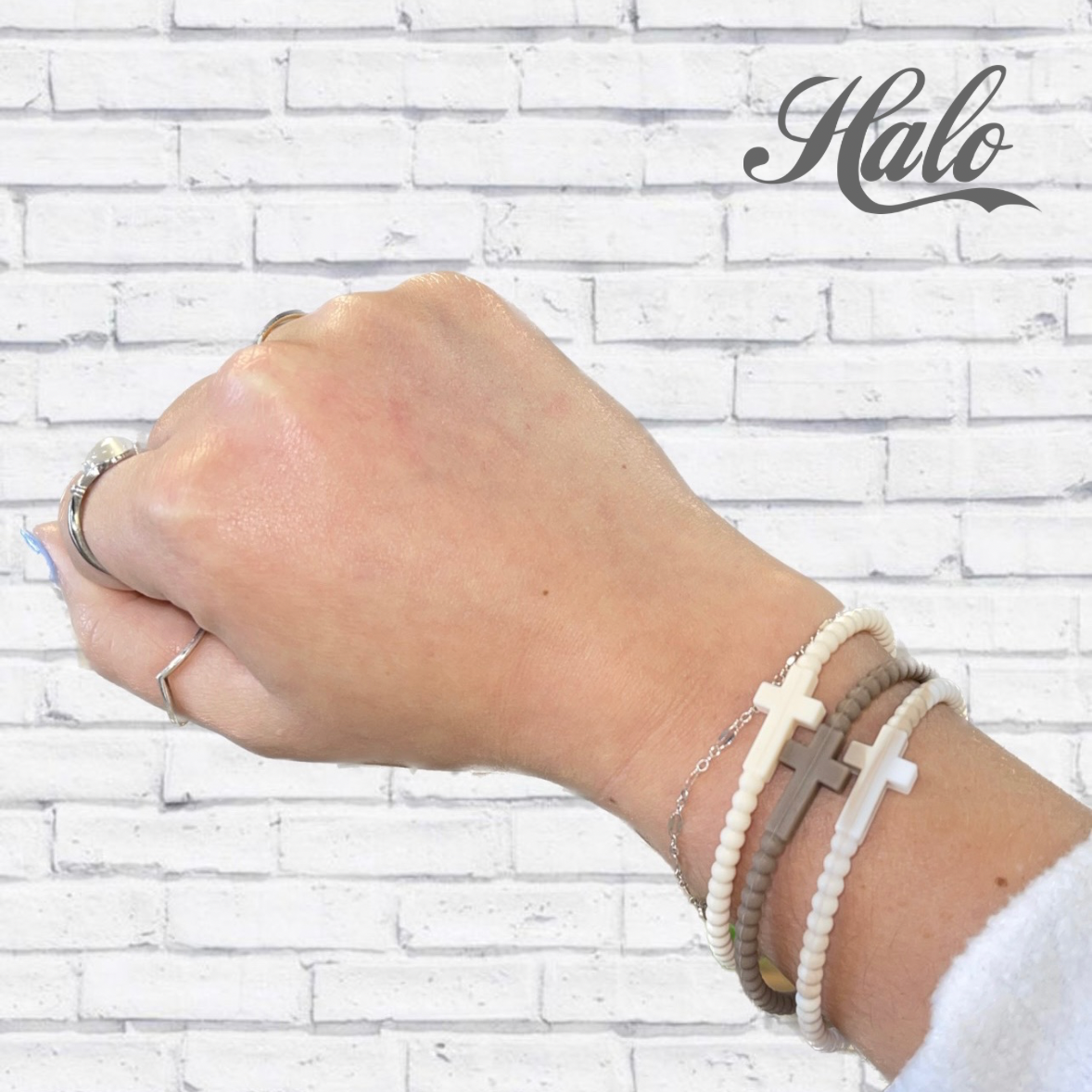 Seasonal Cross Silicone Bracelets {Ryan &amp; Rose Jesus Bracelets}