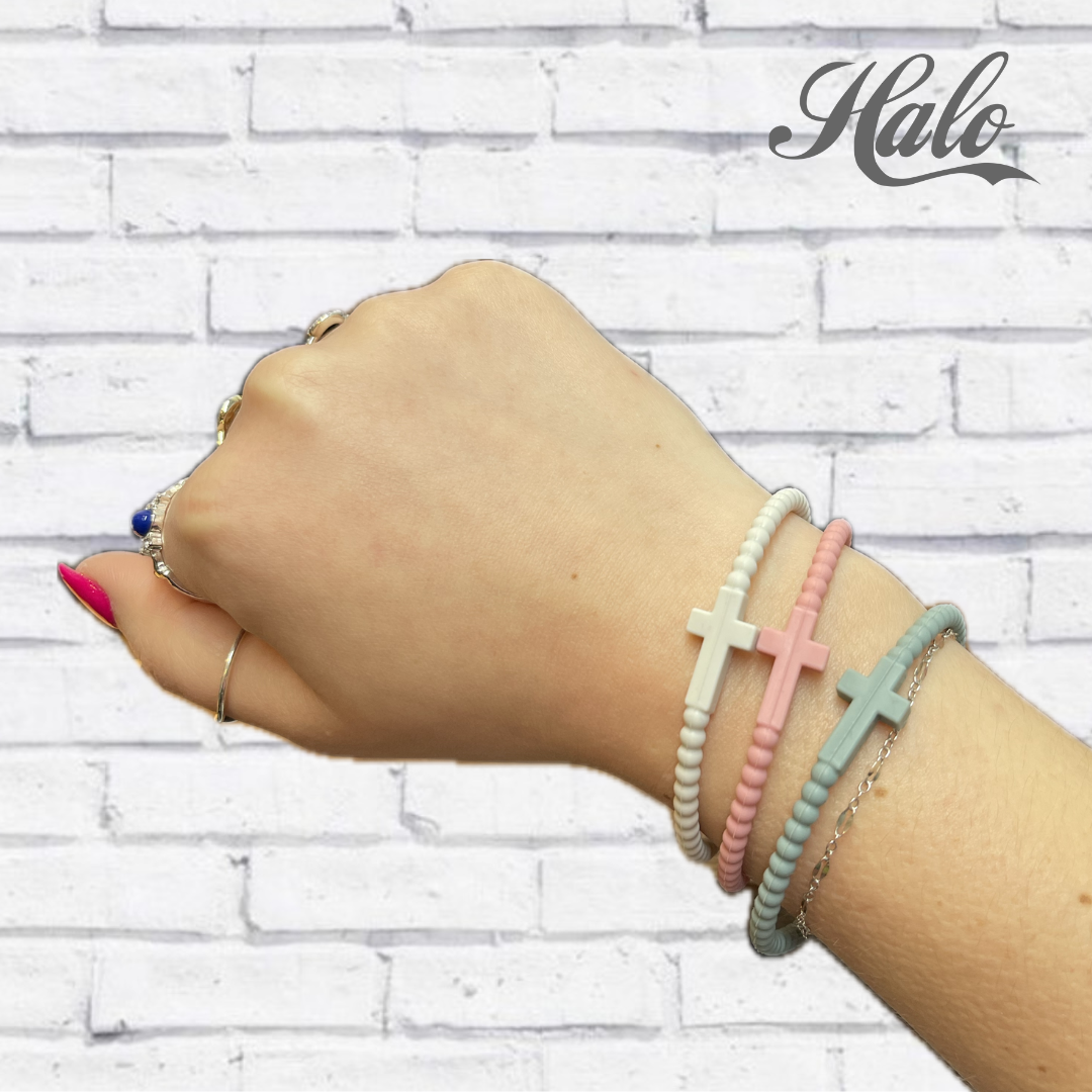 Cross Silicone Bracelets {Ryan &amp; Rose Jesus Bracelets}
