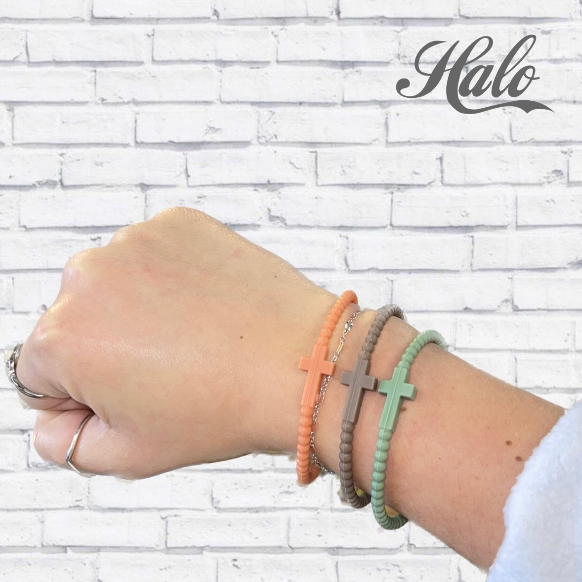 Cross Silicone Bracelets {Ryan &amp; Rose Jesus Bracelets}