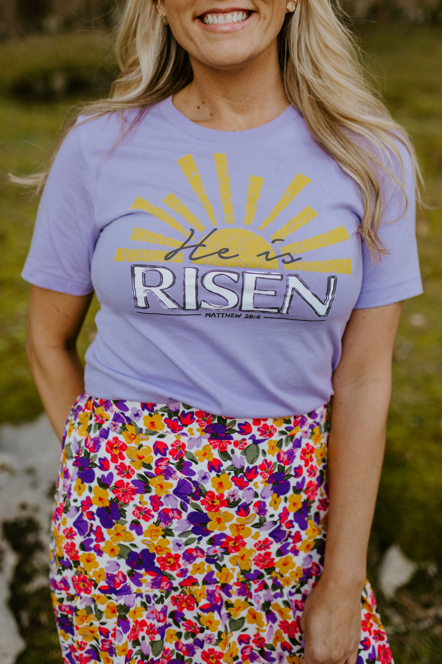 He Is Risen {Adults &amp; Littles} ~ Teal &amp; Lavender