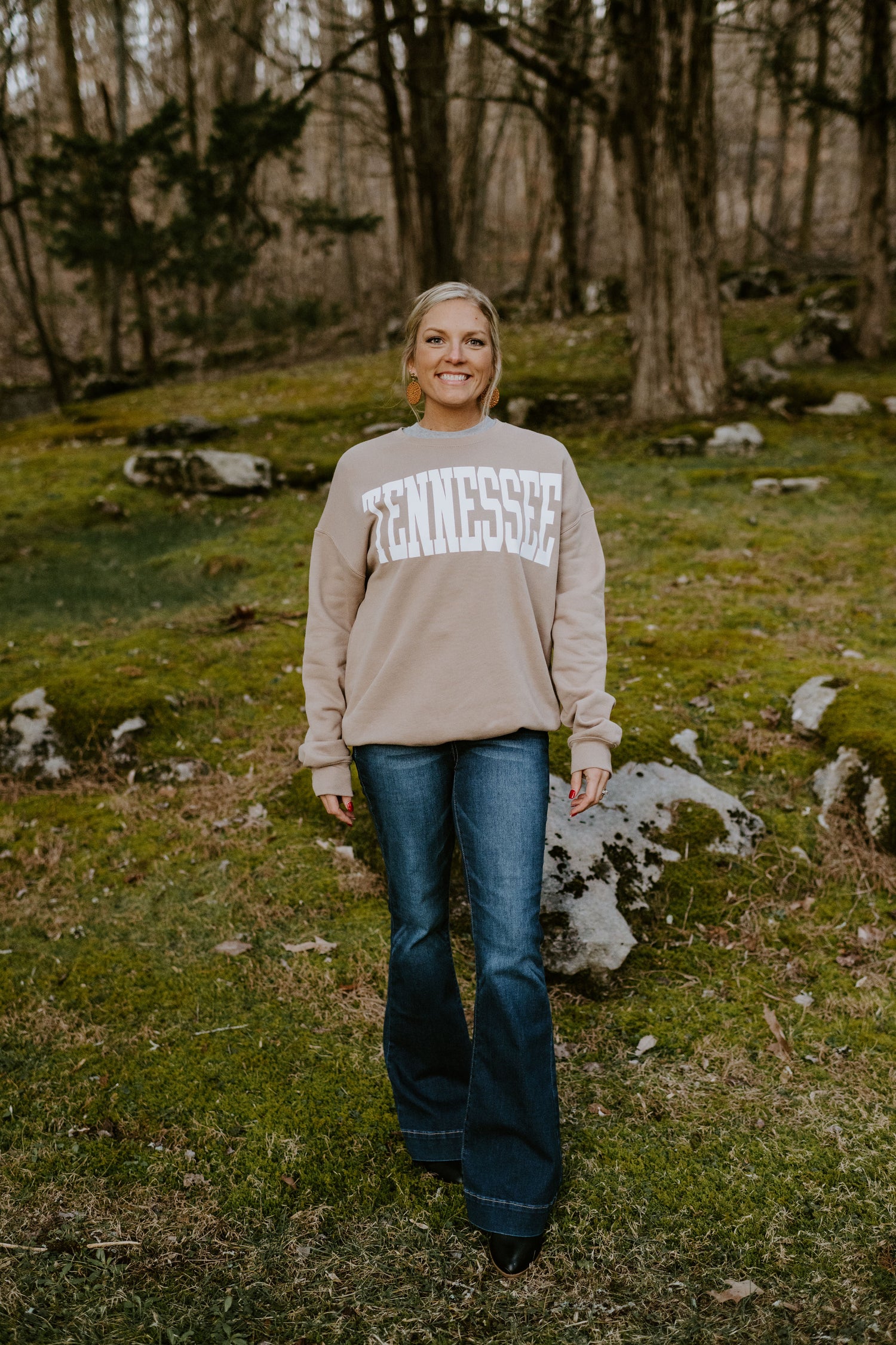 TENNESSEE {Tan Crewneck Fleece}