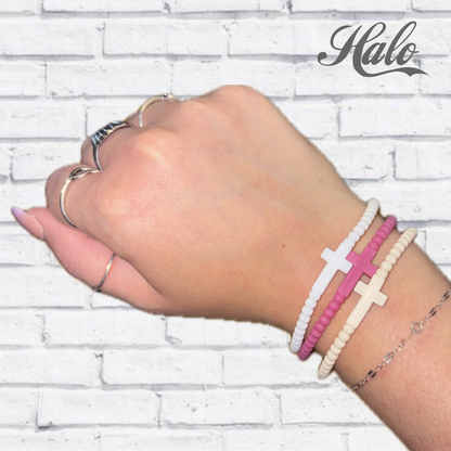 Cross Silicone Bracelets {Ryan &amp; Rose Jesus Bracelets}