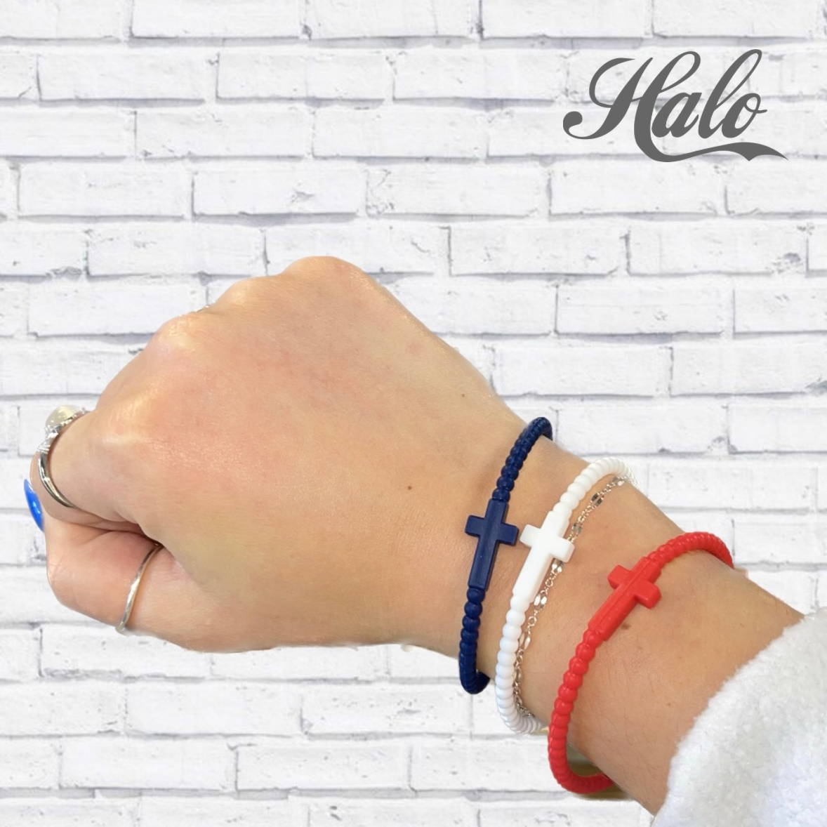Cross Silicone Bracelets {Ryan &amp; Rose Jesus Bracelets}