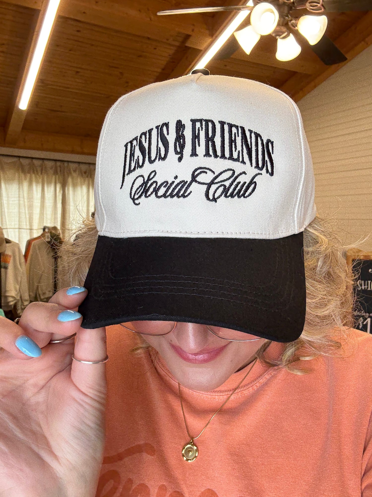 Jesus &amp; Friends Social Club {Embroidered Hat}