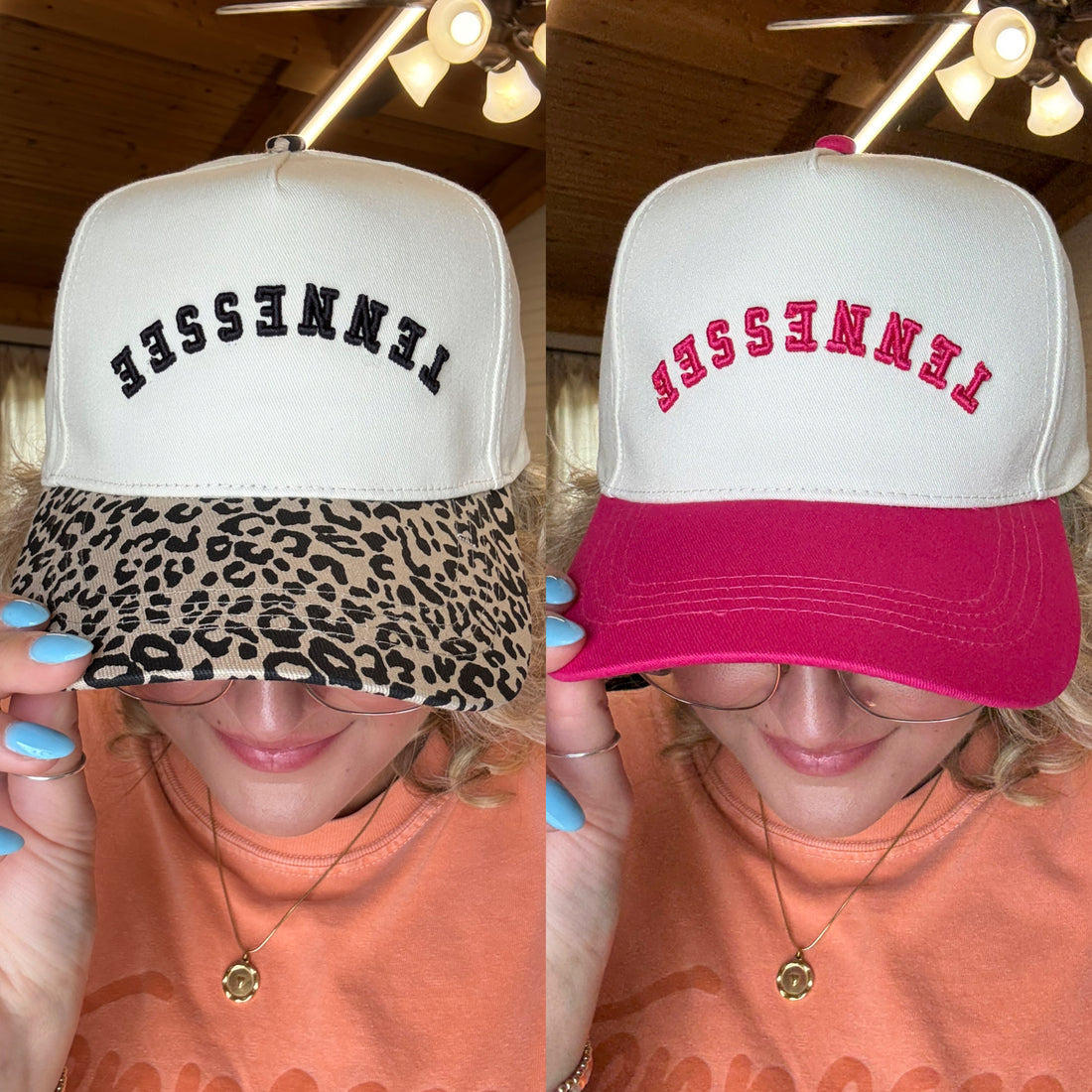 Tennessee Upside Down ~ Puff {Embroidered hat} ~ 2 Color Options