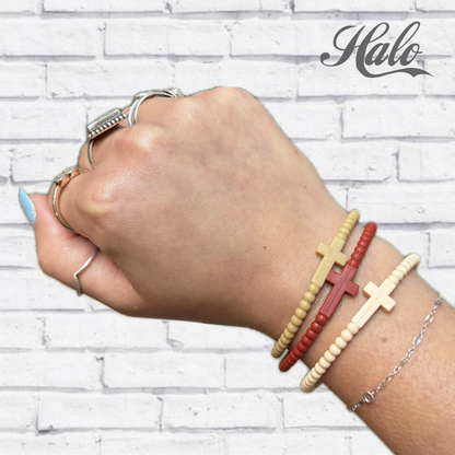Cross Silicone Seasonal Bracelets {Ryan &amp; Rose Jesus Bracelets}