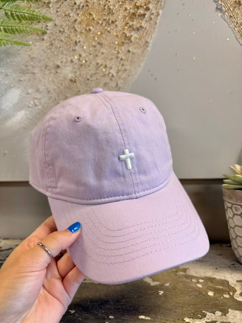 Cross ~ Puff {Embroidered Hat} ~ Comfort Colors