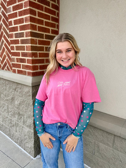 Long Sleeve Mesh Tops