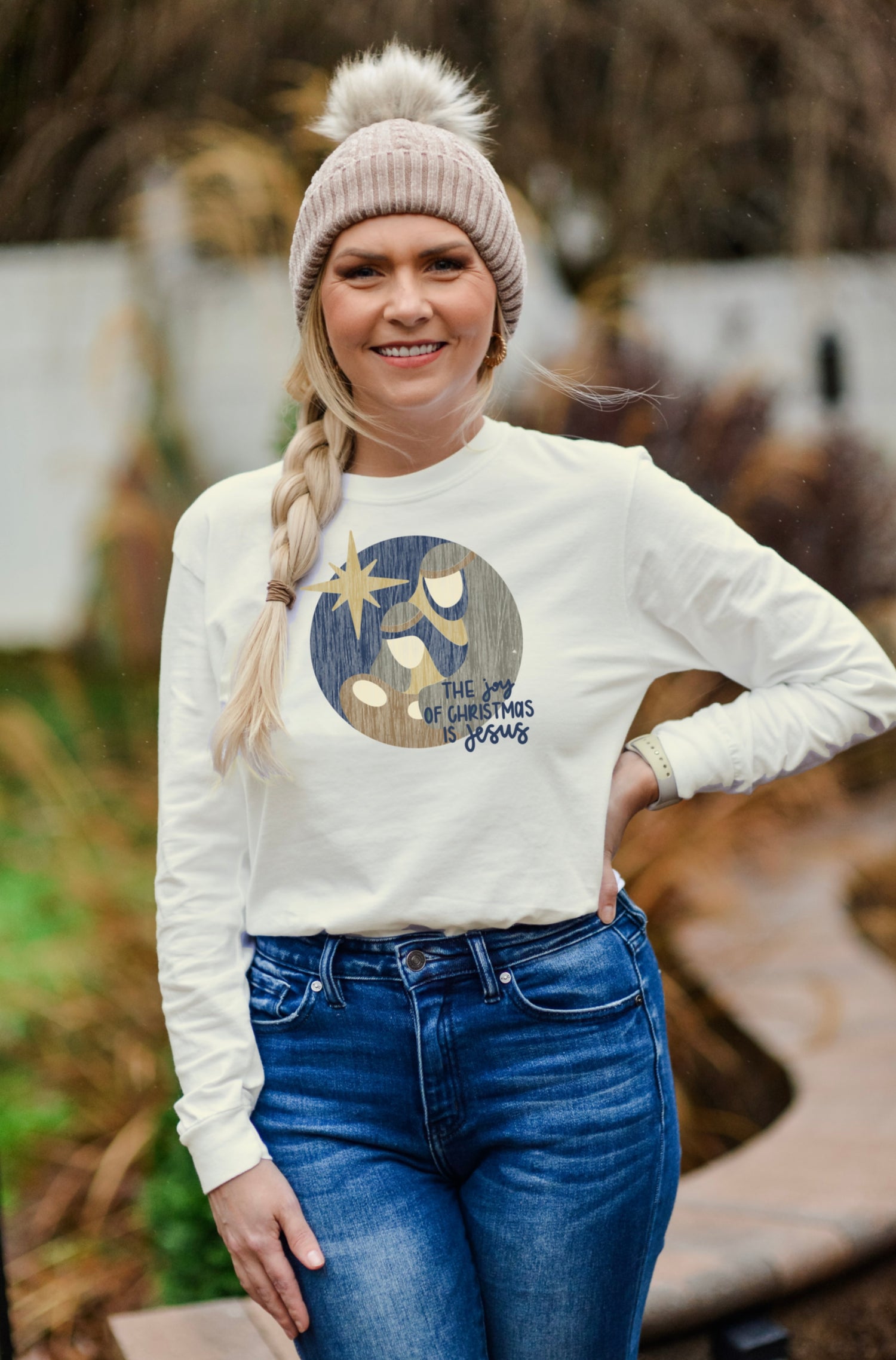 The Joy of Christmas is Jesus {Long Sleeve} ~ Comfort Colors