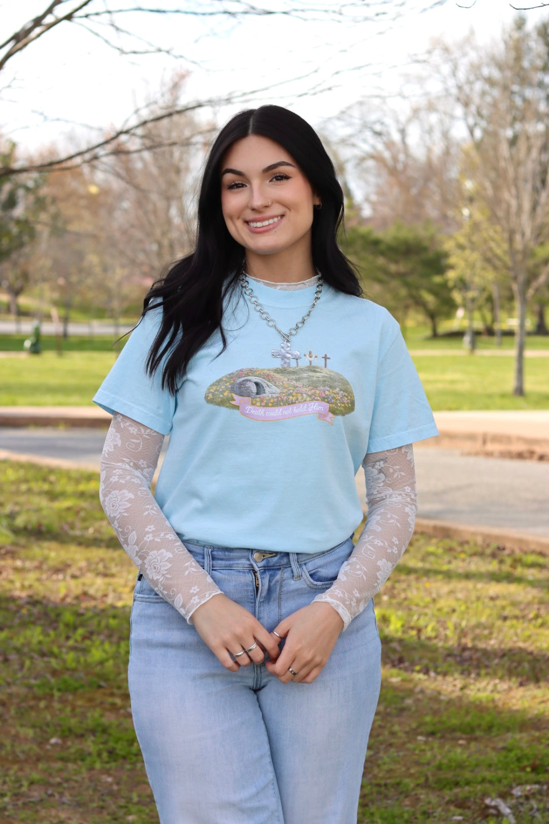 Death Could Not Hold Him  {Comfort Colors}