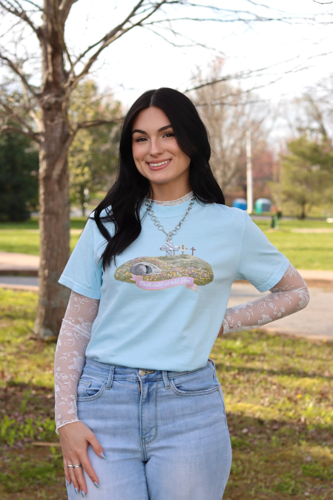 Death Could Not Hold Him  {Comfort Colors}