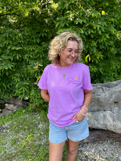 Shine Bright {Comfort Colors} ~ Embroidered