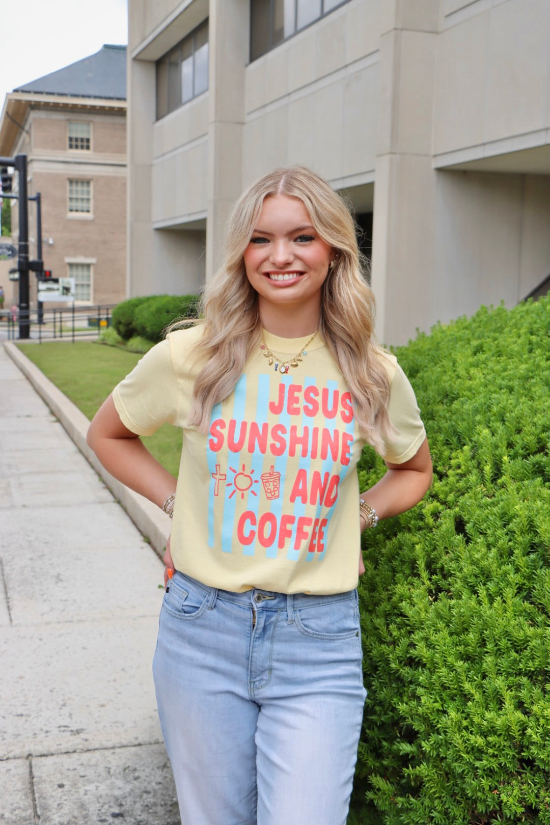 Jesus, Sunshine, &amp; Coffee {Comfort Colors}