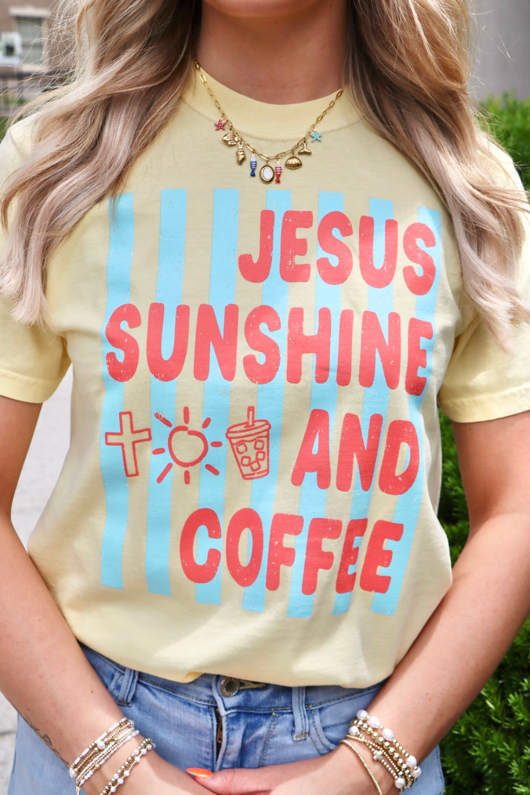 Jesus, Sunshine, &amp; Coffee {Comfort Colors}