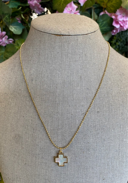 Epoxy Pendant Necklace with Rhinestone Options {Cross &amp; Heart}