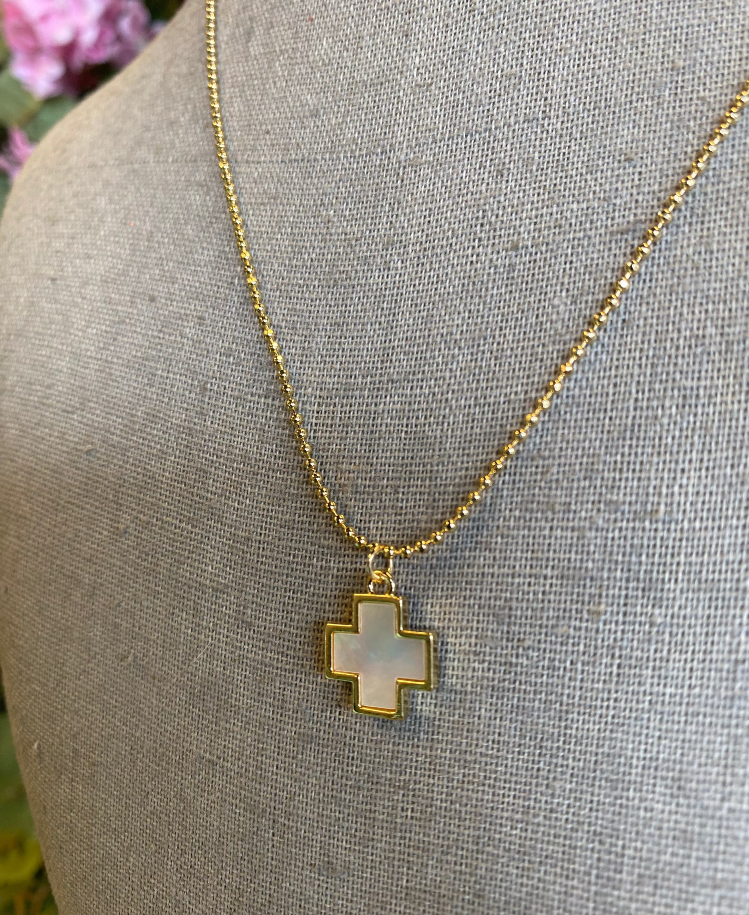 Epoxy Pendant Necklace with Rhinestone Options {Cross &amp; Heart}