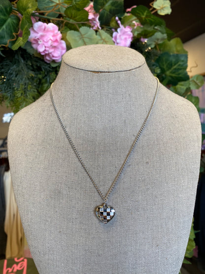 Heart Checker Necklace