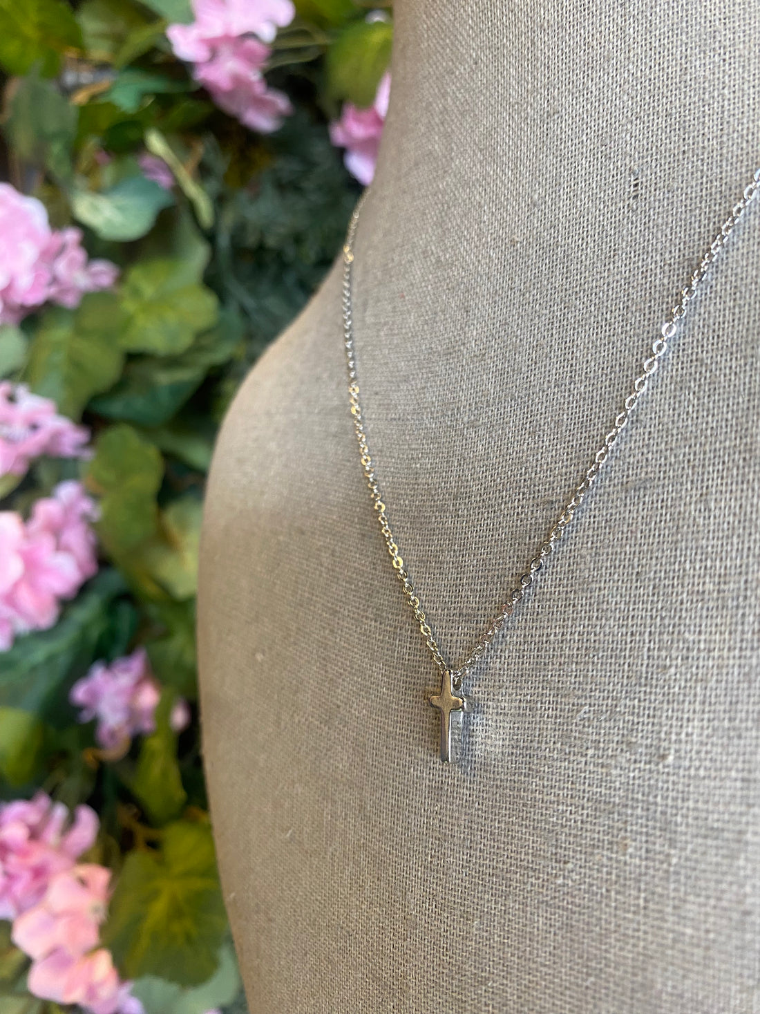 Classic Mini Cross Necklace