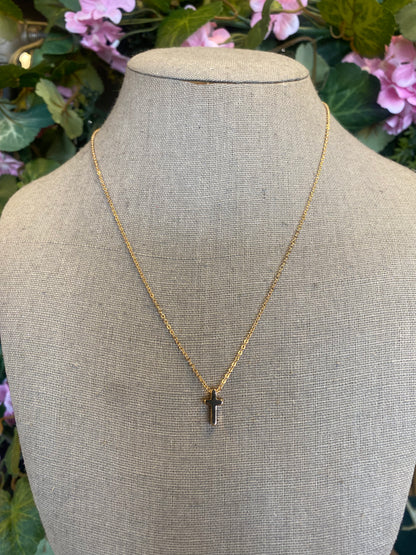 Classic Mini Cross Necklace