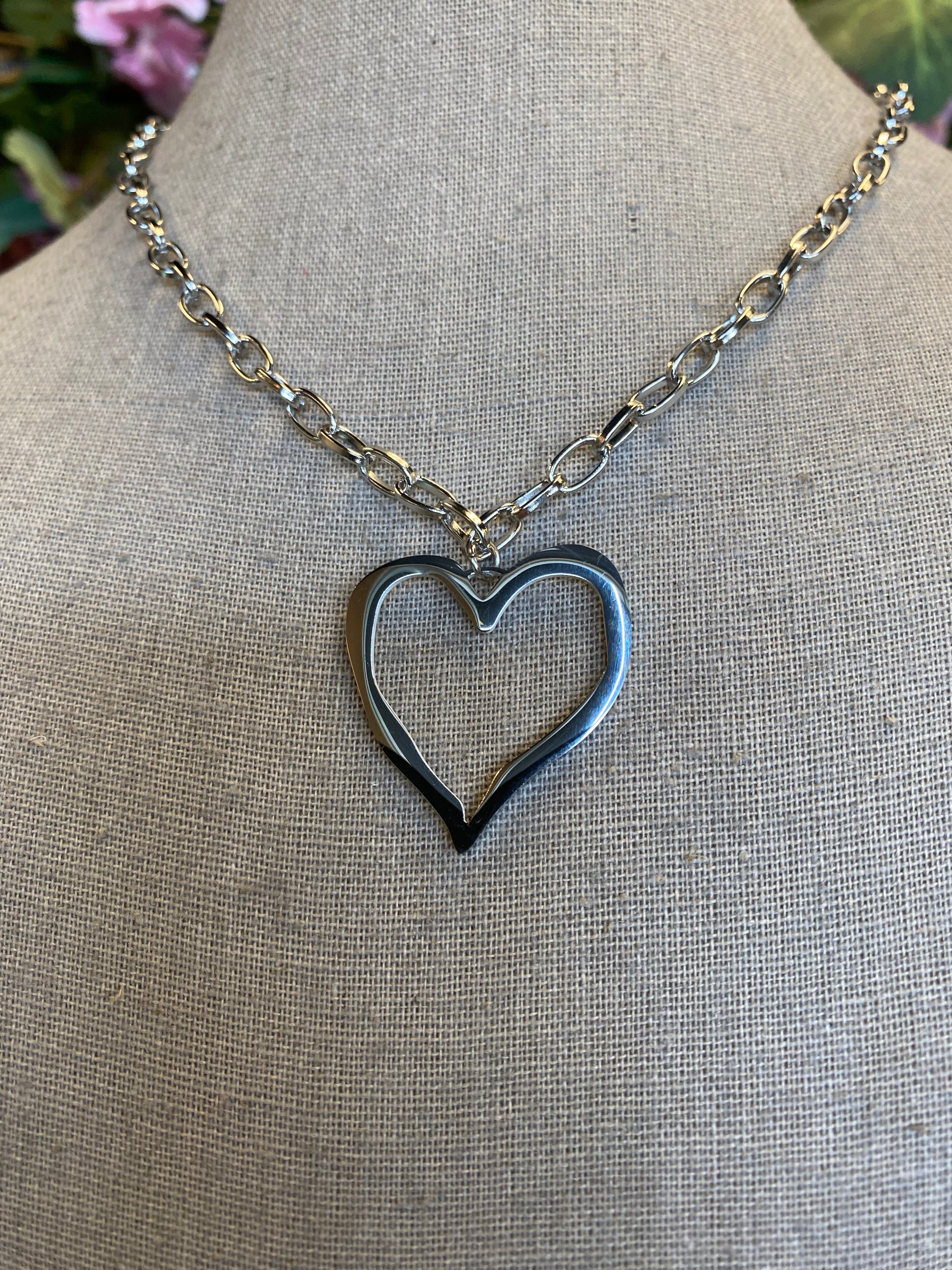 Open Heart Necklace