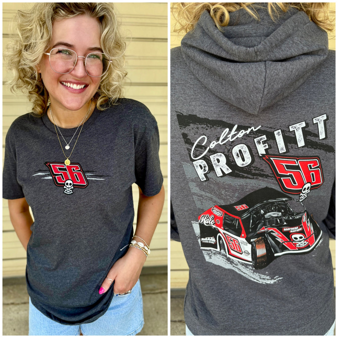 Halo Motorsports 56 Tee &amp; Hoodie {Colton Profitt}