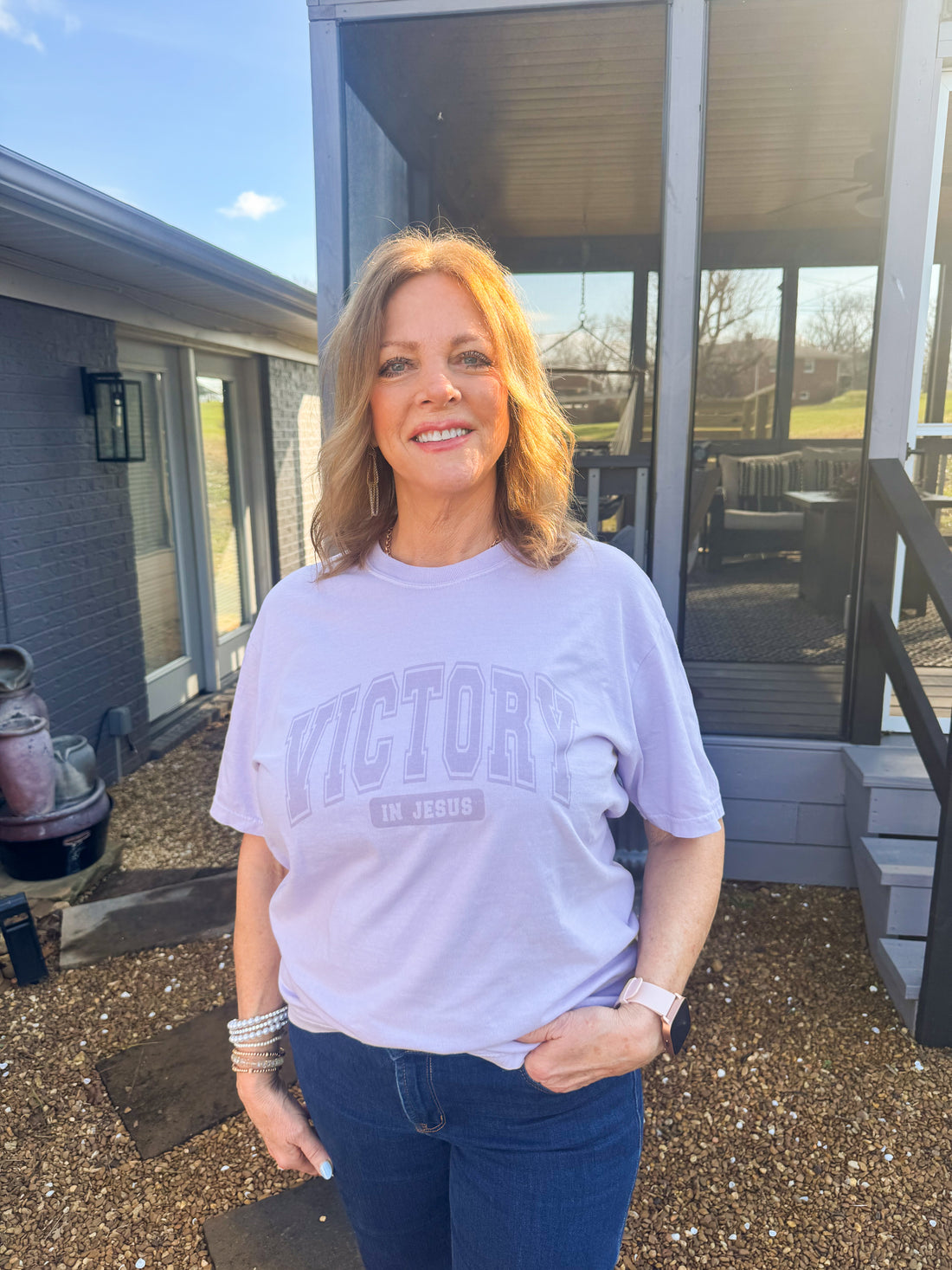 Victory in Jesus ~ Tee {Comfort Colors}