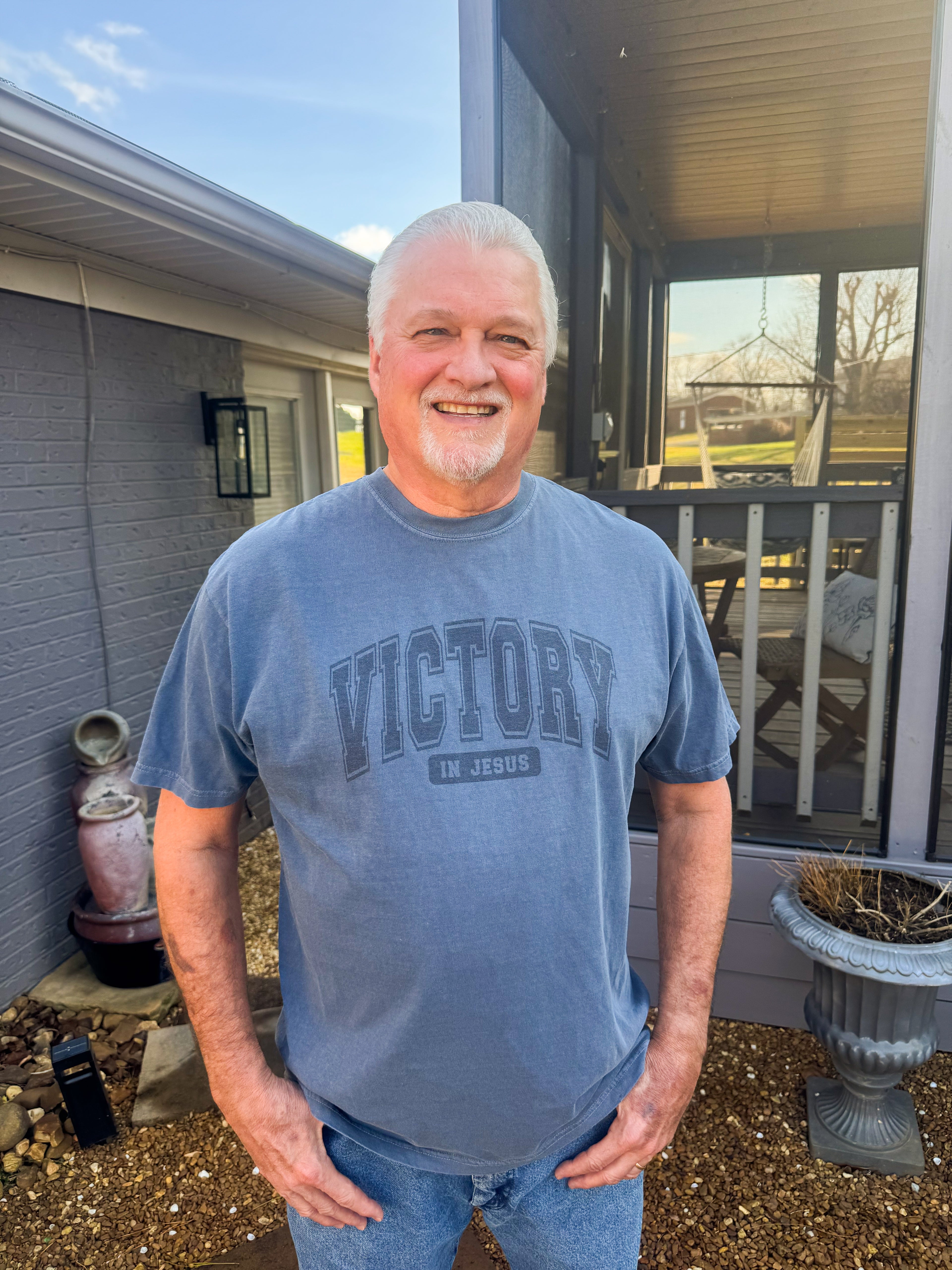 Victory in Jesus ~ {Comfort Colors}
