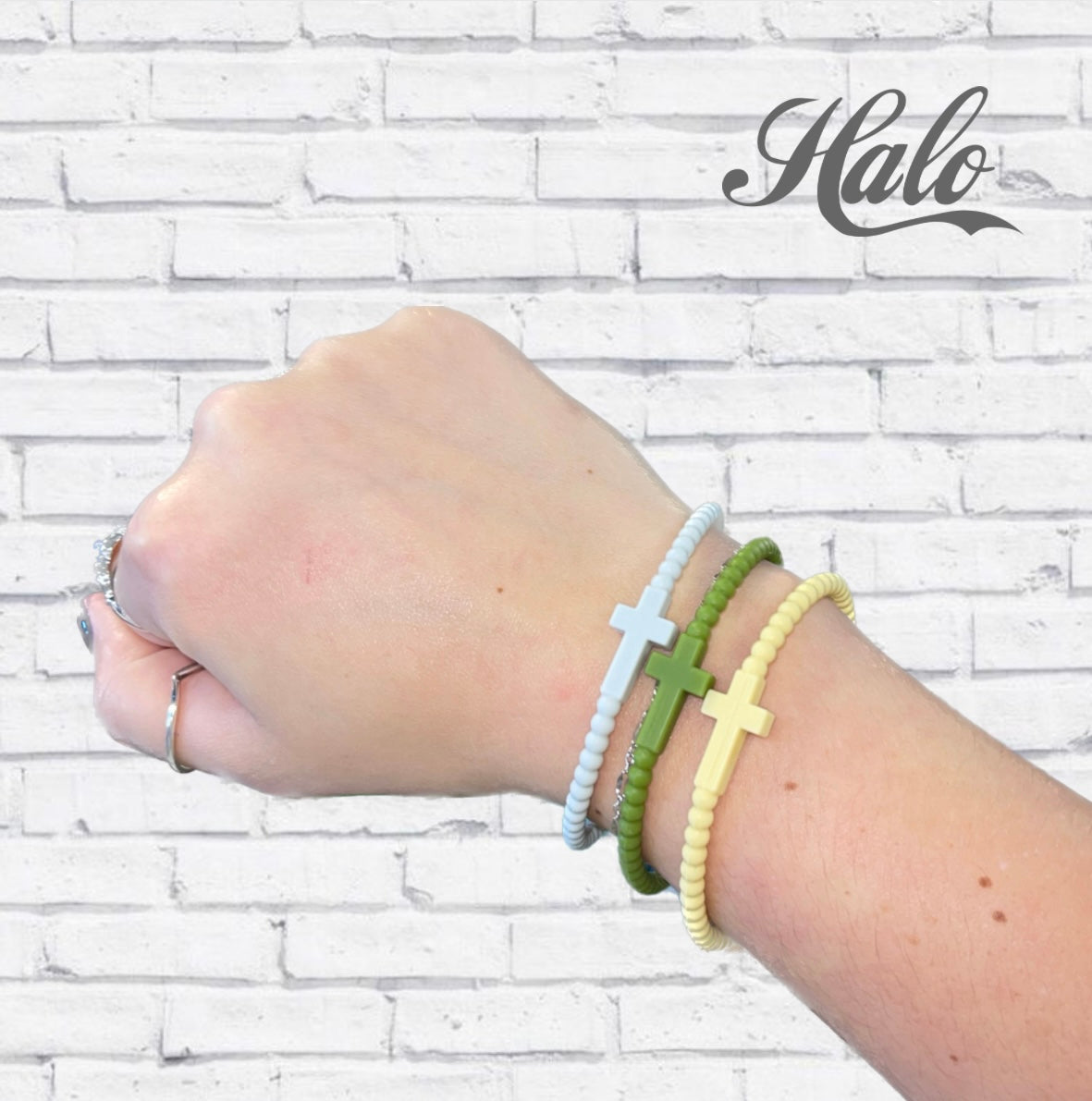 Seasonal Cross Silicone Bracelets {Ryan &amp; Rose Jesus Bracelets}