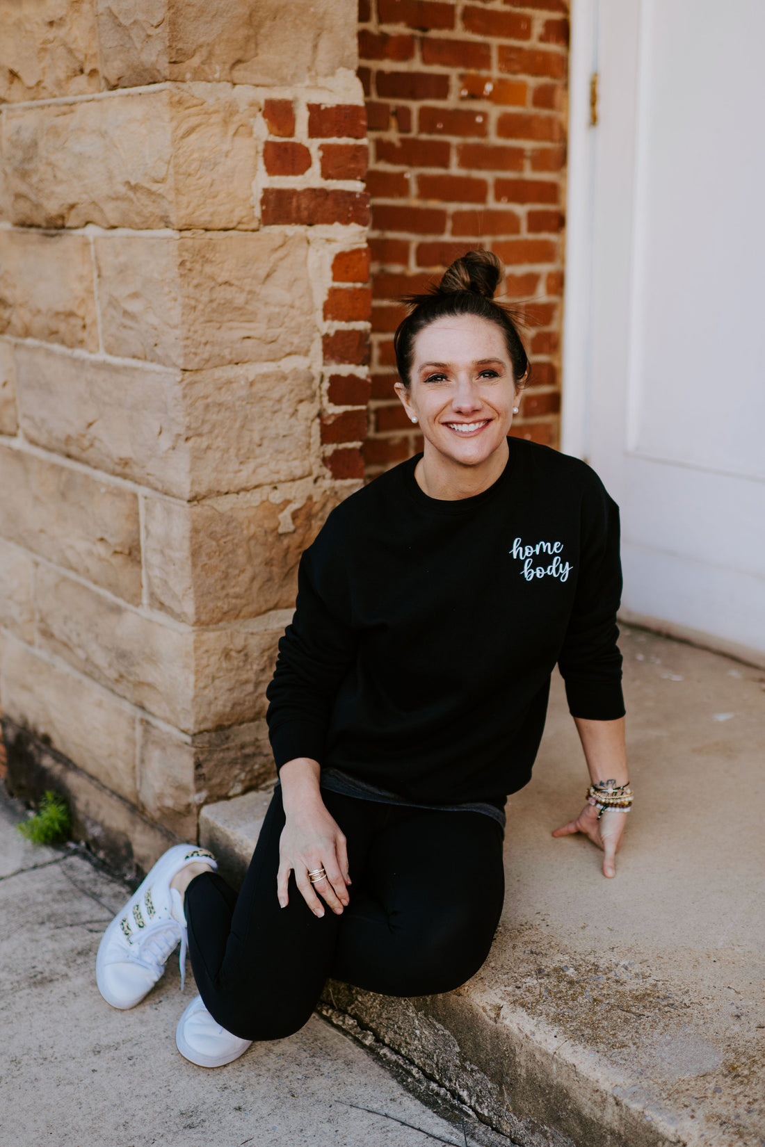 Home Body {Embroidered Crewneck Fleece}