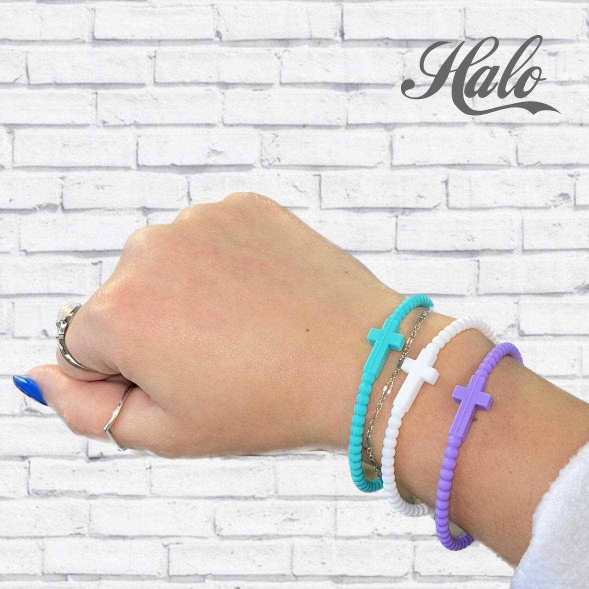 Cross Silicone Bracelets {Ryan &amp; Rose Jesus Bracelets}