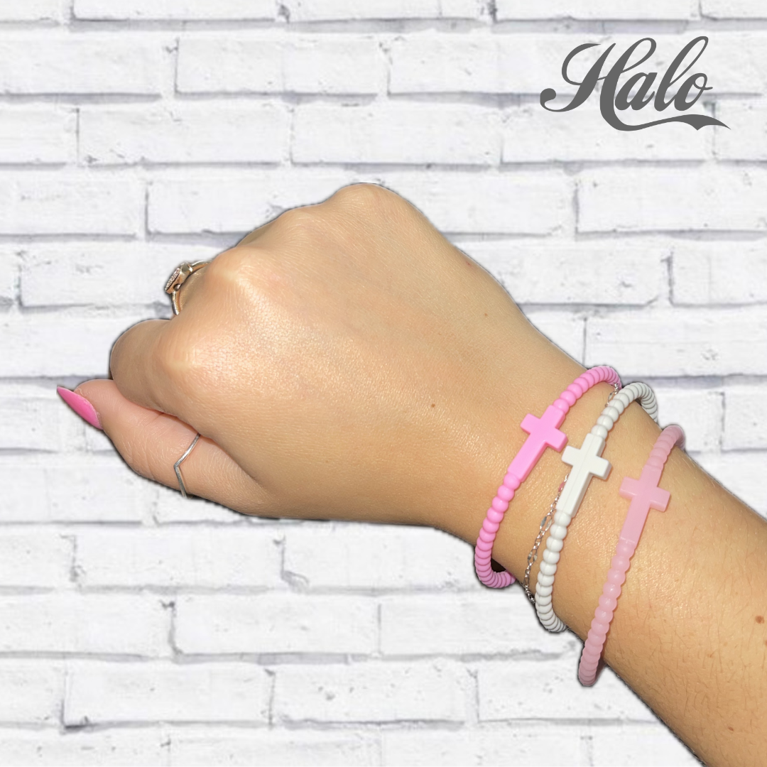 Seasonal Cross Silicone Bracelets {Ryan &amp; Rose Jesus Bracelets}