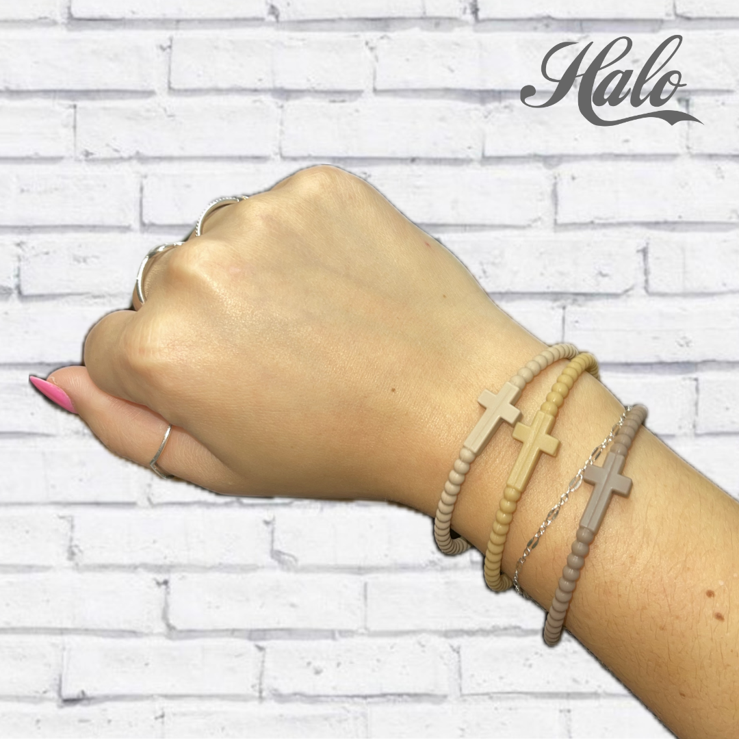 Seasonal Cross Silicone Bracelets {Ryan &amp; Rose Jesus Bracelets}