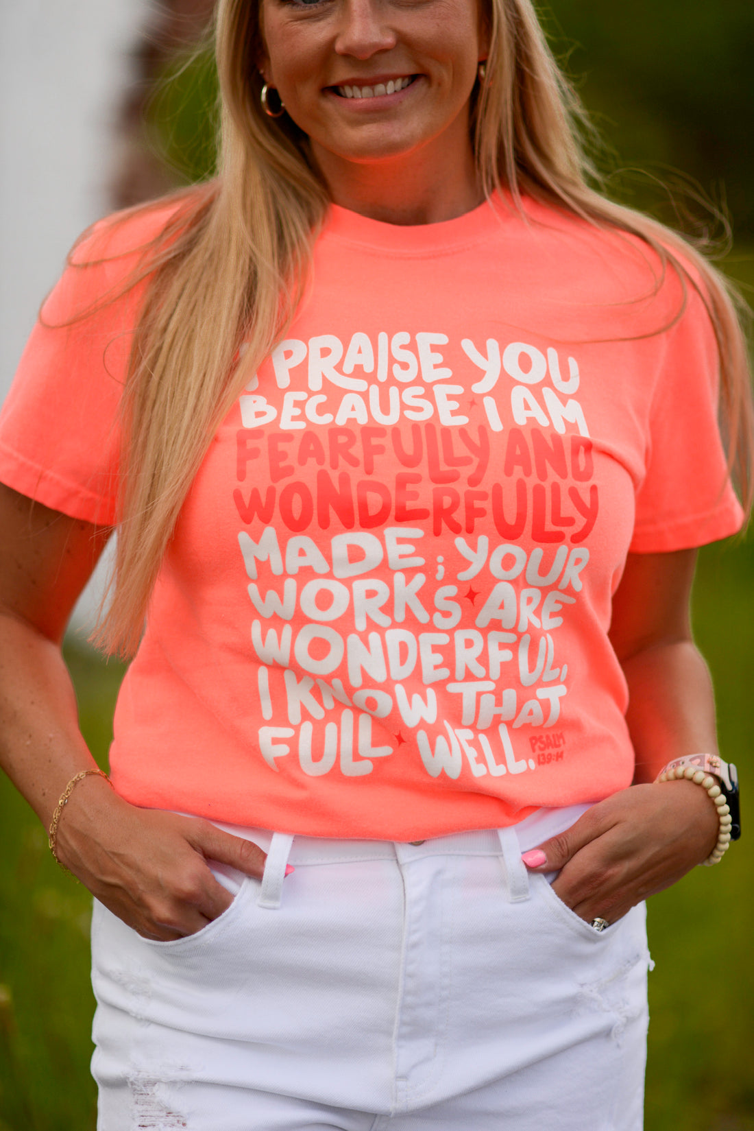 Fearfully &amp; Wonderfully ~ Psalm 139:14 {Comfort Colors}