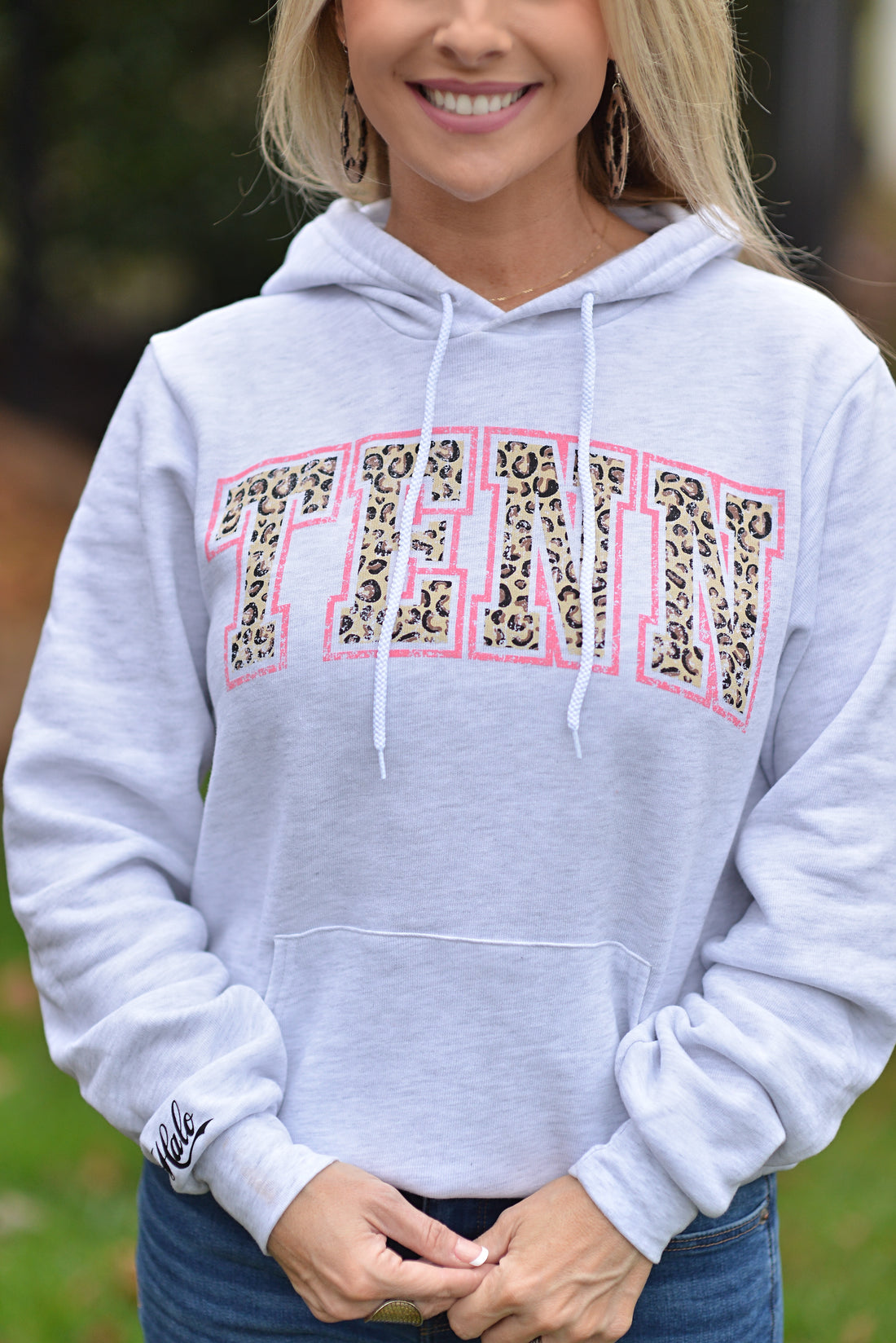 TENN Leopard Hoodie {Pink}