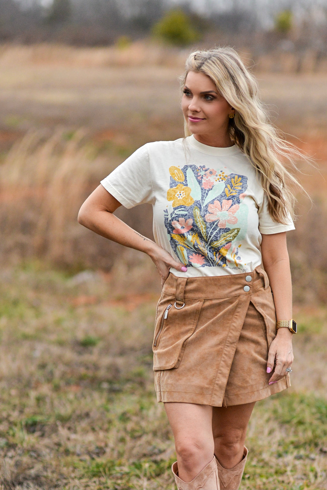 Wildflowers {Luke 12:27} ~Comfort Colors Ivory